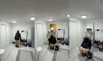 Domalarak Sikilen Baş örtülü amatör katın serisi part 36
