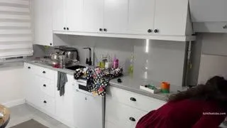 Öykü Dürüşken ifşa MUTFAK TEMİZLİK VLOG KATIL ÖZEL cleaning temizlik