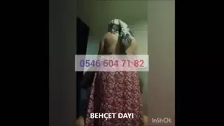 Türbanlı Afet Ayfer ifşa videoları Part 7
