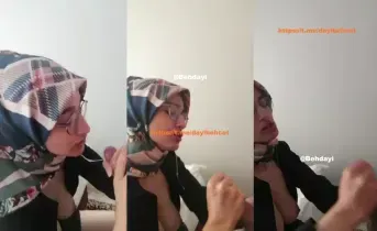 Türbanlı Sevim ifşa videoları part 5